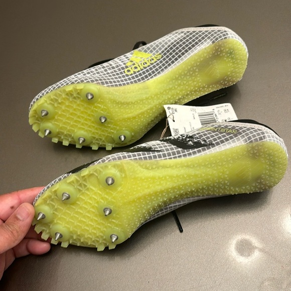 MENS ADIDAS TRACK AND FIELD SPRINTSTAR SHOES - Picture 6 of 8